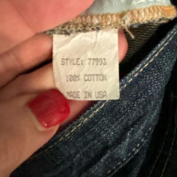 J. Crew womens Hipslung jeans dark wash Made in USA Size 29 with 32”inseam - Picture 6 of 8